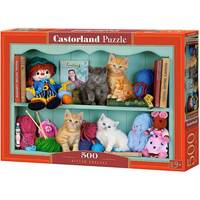 PUZZLE 500 PCS - ETAGERES A CHATS