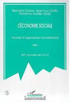 L'ECONOMIE SOCIALE, Formes d'organisation et Institutions - Volume 2