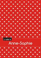 Le cahier d'Anne-Sophie - Blanc, 96p, A5 - Petits c urs