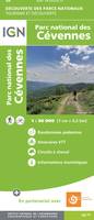 83501 Le Parc National Des Cevennes 1/50.000