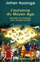 L'Automne du Moyen-Age