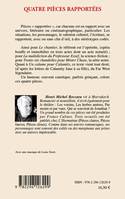 Livres Littérature et Essais littéraires Théâtre Quatre pièces rapportées Michel Boccara