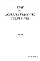 État de la noblesse française subsistante...., 44, État de la noblesse française subsistante