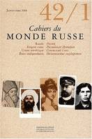 Cahiers du Monde russe, vol. XLII (1), janv.-mars 2001