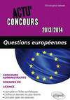 Questions Européennes 2013-2014