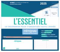 Mini-organiseurs Mini-organiseur L'Essentiel Mémoniak, calendrier mensuel (sept. 2024- déc. 2025)