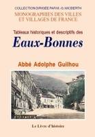 Tableaux historiques et descriptifs des Eaux-Bonnes et des curiosités environnantes - guide des malades et des voyageurs qui visitent cette contrée des Pyrénées, guide des malades et des voyageurs qui visitent cette contrée des Pyrénées