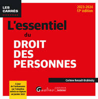 L'essentiel du droit des personnes, À jour de l'ordonnance sur l'adoption entrée en vigueur en janvier 2023