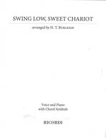 Swing Low, Sweet Chariot, For Voice And Piano, Whit Chord Symbols