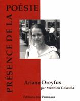 Ariane Dreyfus Présence de la Poésie