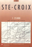 Carte nationale de la Suisse, 1182, STE CROIX 1/25 000