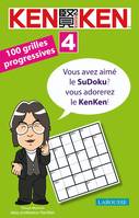 Kenken puzzle, 4, 100 grilles progressives, KEN KEN