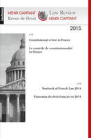 Revue De Droit Henri Capitant N.8/9 ; Le Contrôle De Constitutionnalité ; Panorama Du Droit Français
