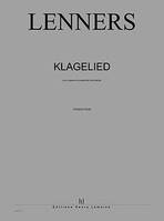 Klagelied --- soprano et ensemble instrumental