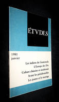 Etudes, janvier 1981