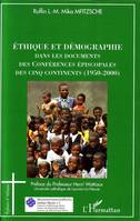 Ethique et démographie dans les documents des Conférences épiscopales des cinq continents (1950-2000), Livre