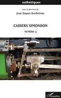 Cahiers Simondon, Numéro 3