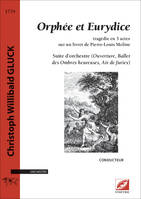 Orphée et Eurydice, Tragédie en 3 actes sur un livret de pierre-louis moline