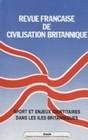 Revue française de civilisation britannique, vol. X (4)/avr. 2000, Sport et enjeux identitaires dans les îles britanniques