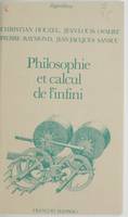 Philosophie et calcul de l'infini - Collection 