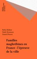 Familles maghrébines en France, L'épreuve de la ville