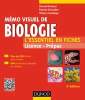 Mémo visuel de biologie - 3e éd. - L'essentiel en fiches, L'essentiel en fiches