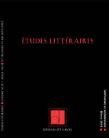 Études littéraires, volume 42, numéro 1, hiver 2011, Littérature et architecture
