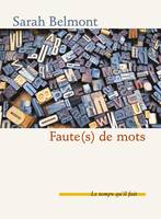 Faute(s) de mots