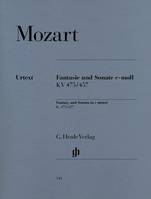 Fantasy and Sonata In C Minor KV 475/457
