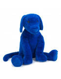 chien bleu geant - peluche