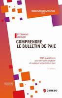 Comprendre le bulletin de paie, 100 questions pour décrypter, analyser et expliquer un bulletin de paie