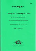 Twenty-one Lute Songs or Duets - Band I