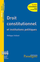 Droit constitutionnel et institutions politiques