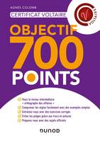 Certificat Voltaire - Objectif 700 points, Objectif 700 points
