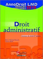 AnnaDroit LMD 2010 - Droit administratif 11è ed., licence de droit 2e année 2010