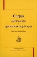 Corpus, Méthodologie et applications linguistiques