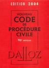 Nouveau code de procédure civile 2004, code de procédure civile, code de l'organisation judiciaire, voies d'exécution
