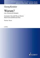 Warum?, Georg Kreisler - Lieder und Chansons. mixed choir (SATB) and piano. Partition de chœur.