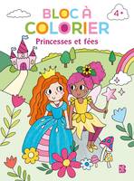 Bloc à colorier nouveau style: Les princesses et les fées