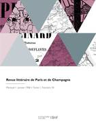 Revue littéraire de Paris et de Champagne