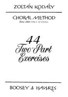 Choral Method, 44 Two-Part Exercises. Vol. 8. children's choir.