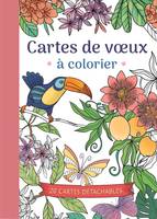 Cartes de voeux à colorier