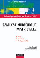 Analyse numérique matricielle, cours et exercices corrigés