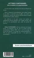 Lettres à Nathanaël, Une invitation à la psychanalyse