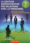 La gestion administrative des relations avec le personnel, pôle 2, 2de, 1re, terminale professionnel