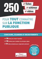 Fonction publique : 250 fiches, schémas et vidéos pour tout connaître sur la fonction publique - Avec la chaîne YouTube Fonctionnaire territorial, Concours, examens et recrutements - Écrits et oraux - Catégories A, B et C