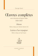 Oeuvres complètes / George Sand, 1836-1837, Simon