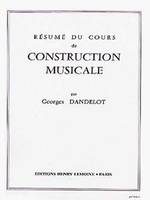 Resume de cours de construction musicale --- formation musicale