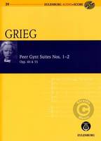 Peer Gynt Suites Nos. 1 et 2, op. 46 / op. 55. orchestra. Partition d'étude.