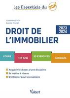 Droit de l'immobilier 2023/2024, Cours - QCM - Exercices - Corrigés